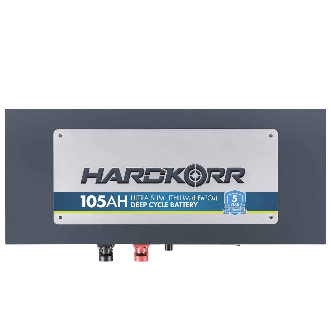 HARDKORR 105Ah Ultraslim Lithium (LIFEPO4) Battery with Bluetooth - HKPBATLSL105